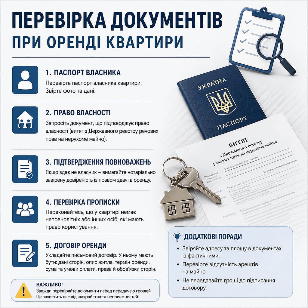 Проверка документов при аренде квартиры