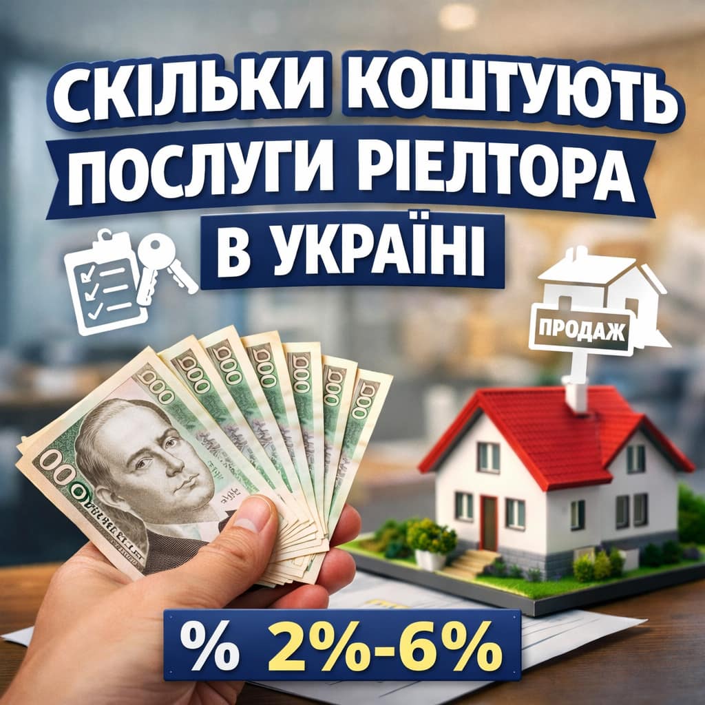 Скільки коштують послуги ріелтора в Україні
